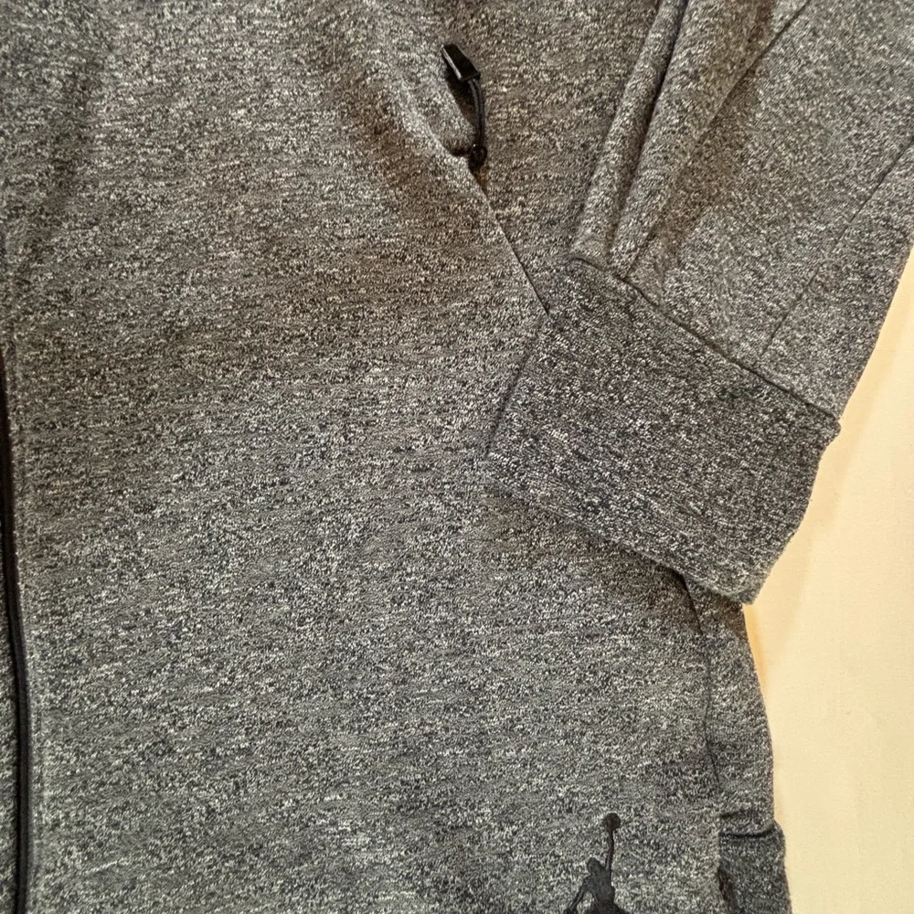 Nike Jordan Full Zip Hoodie Gray Tech Fleece Style Men’s XXL 2XL